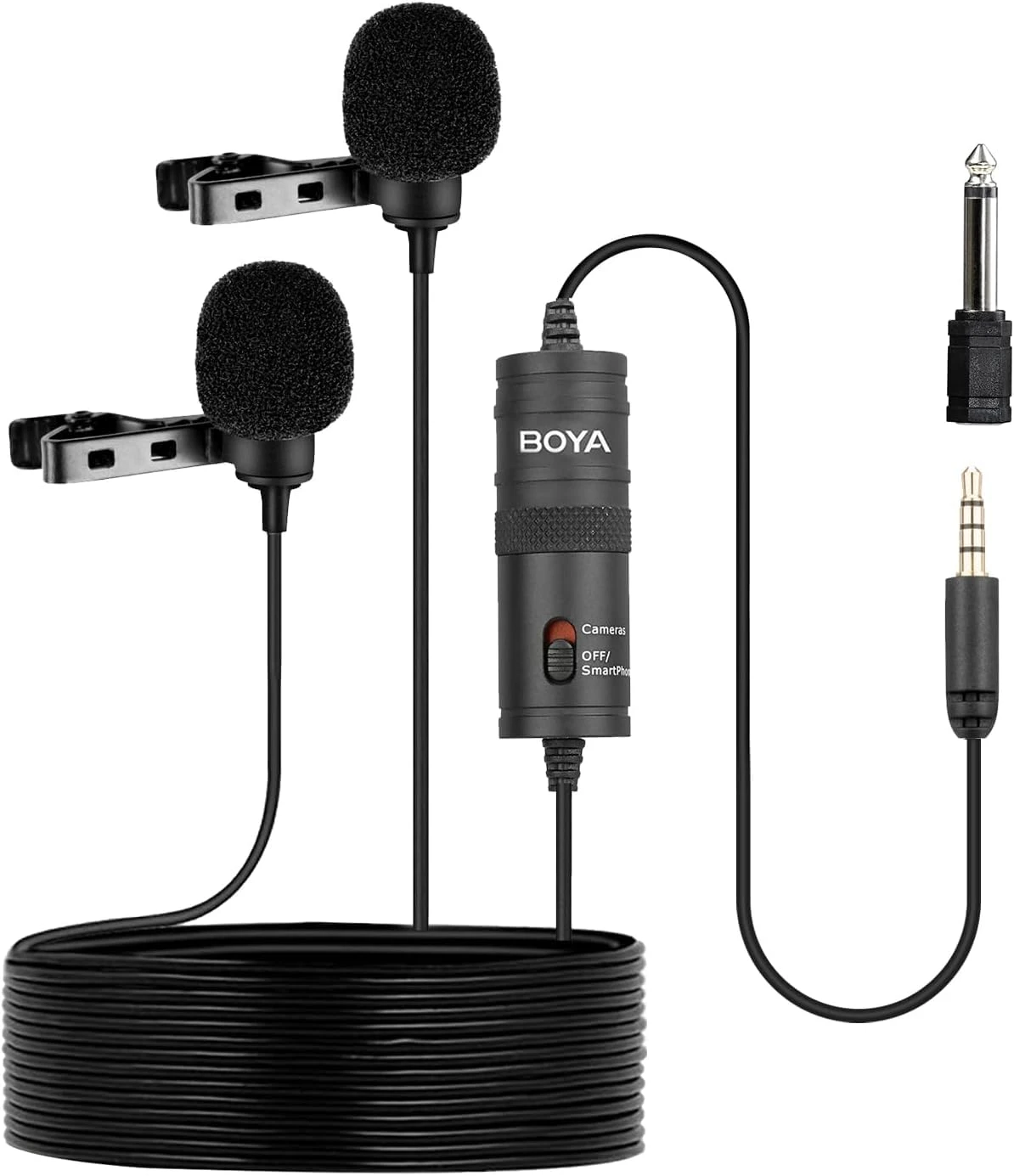 Boya BY-M1DM Dual Omni Directional Lavalier Microphone