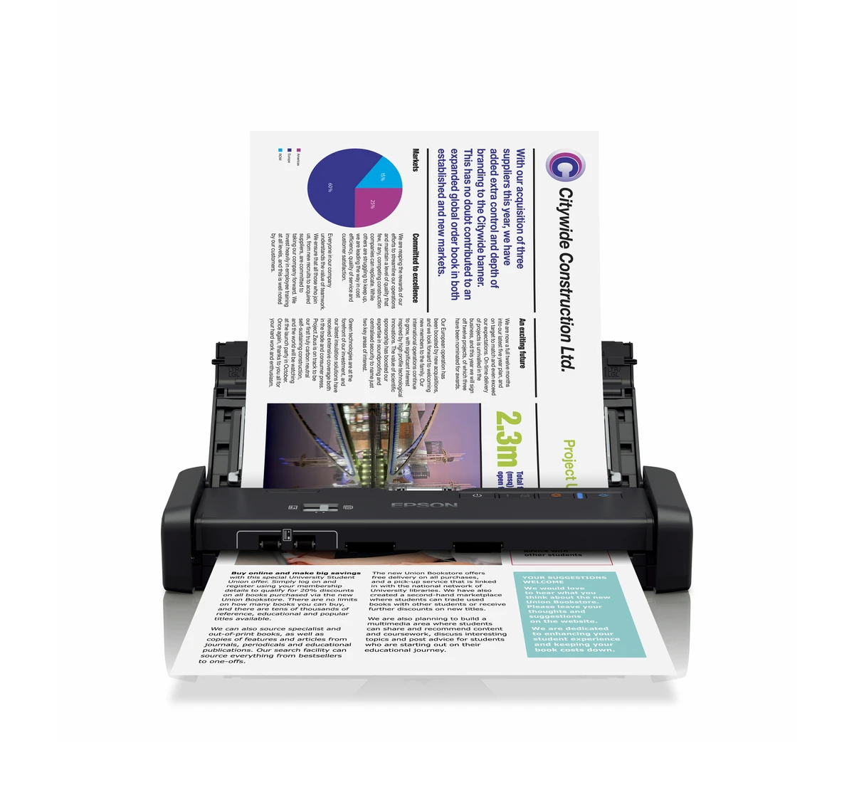 Epson WorkForce DS-310 Portable Sheet-fed Document