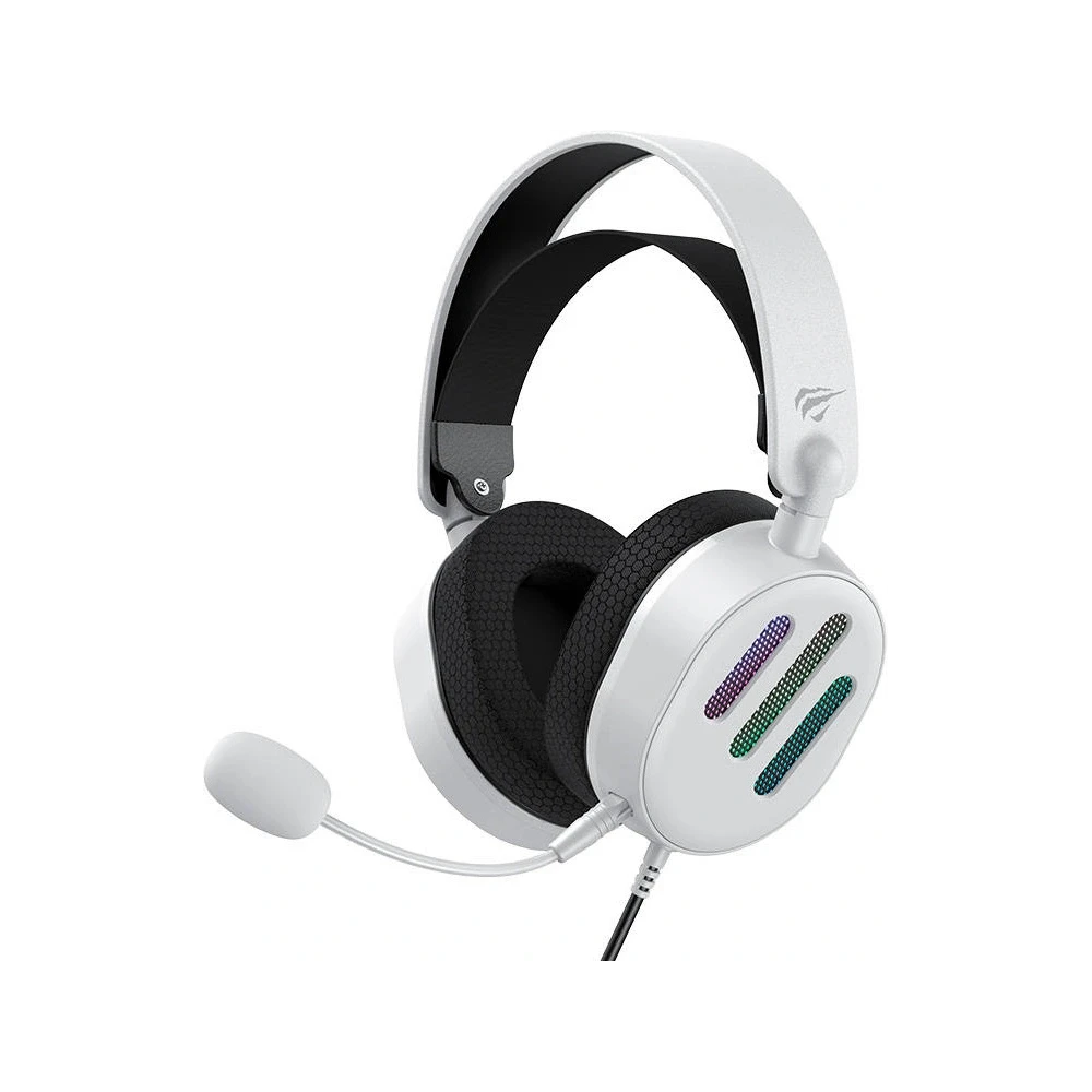 Havit Gamenote H2046U Wired White-Grey RGB Gaming Headphone