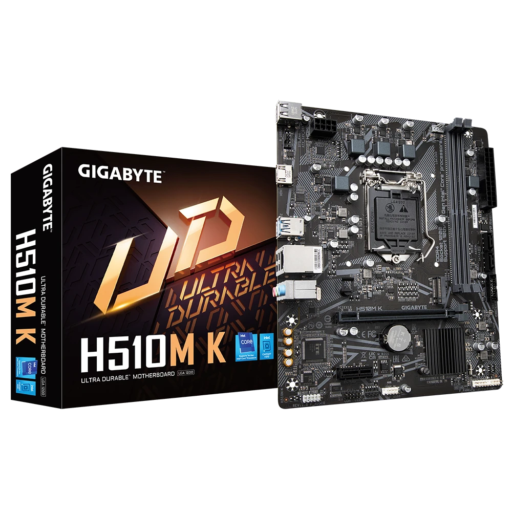Gigabyte H510M K Intel LGA 1200 10th & 11th Gen Micro ATX Motherboard