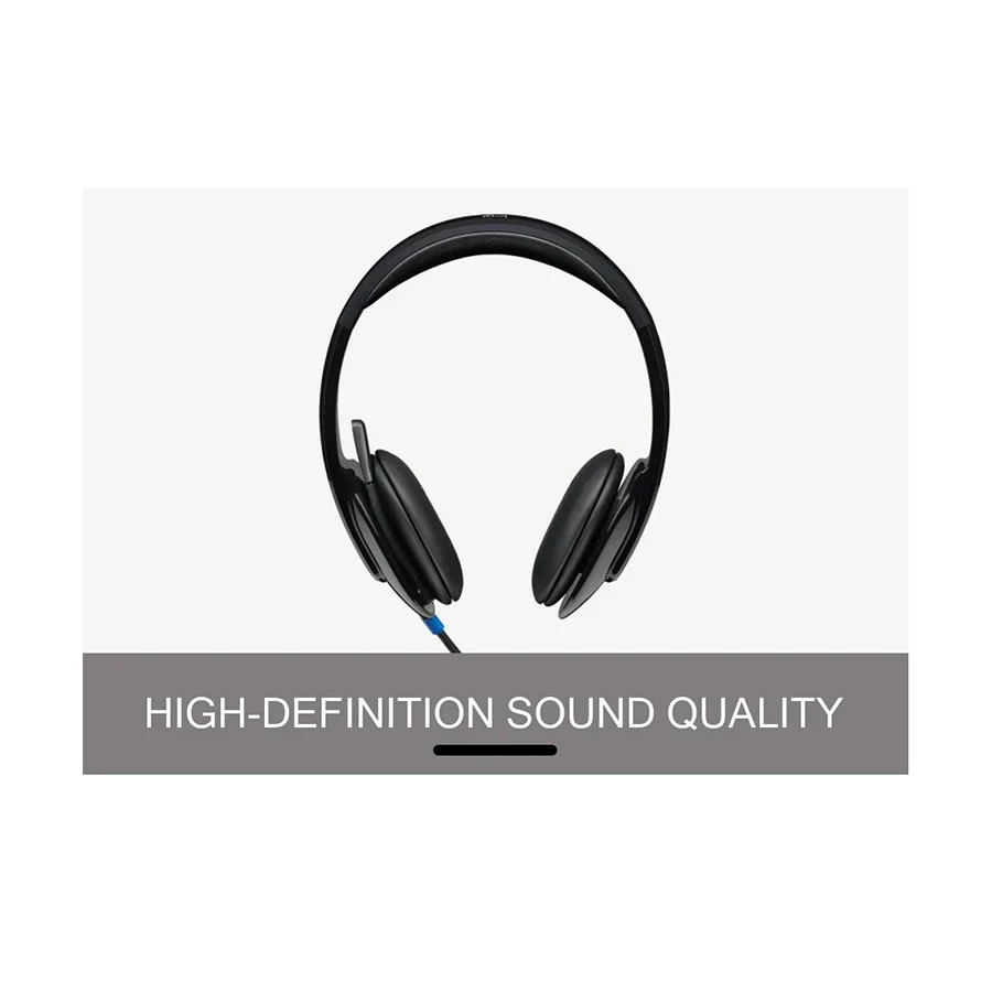 Logitech H540 USB Black Computer Headset (981-000510/981-000482)