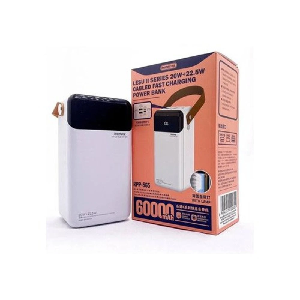 Remax RPP-565 60000mAh 22.5W Fast Charging Power Bank With Lamp