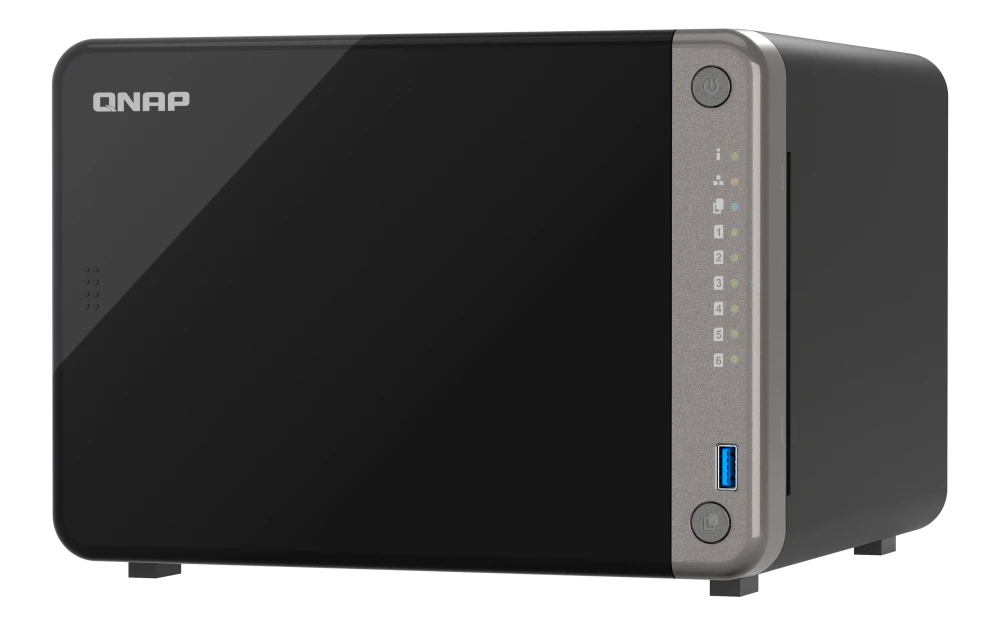 QNAP TS-AI642-8G 6 Bay Tower ARM Cortex-A76+A55 Network Storage (3 Year Warranty)
