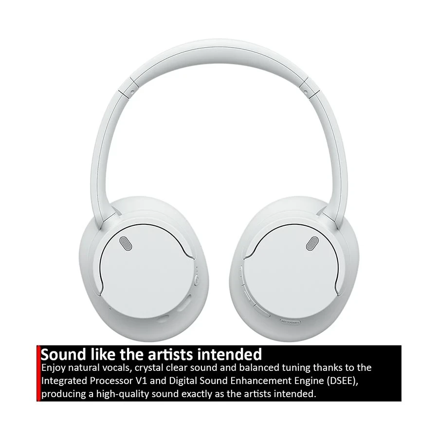 Sony WH-CH720N White Wireless Noise Cancelling Over-Ear Headphone (3 Month Warranty)