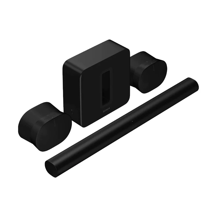 Sonos 7.1.4 Surround Set with Arc, Sub and Era 300 (Pair) Black