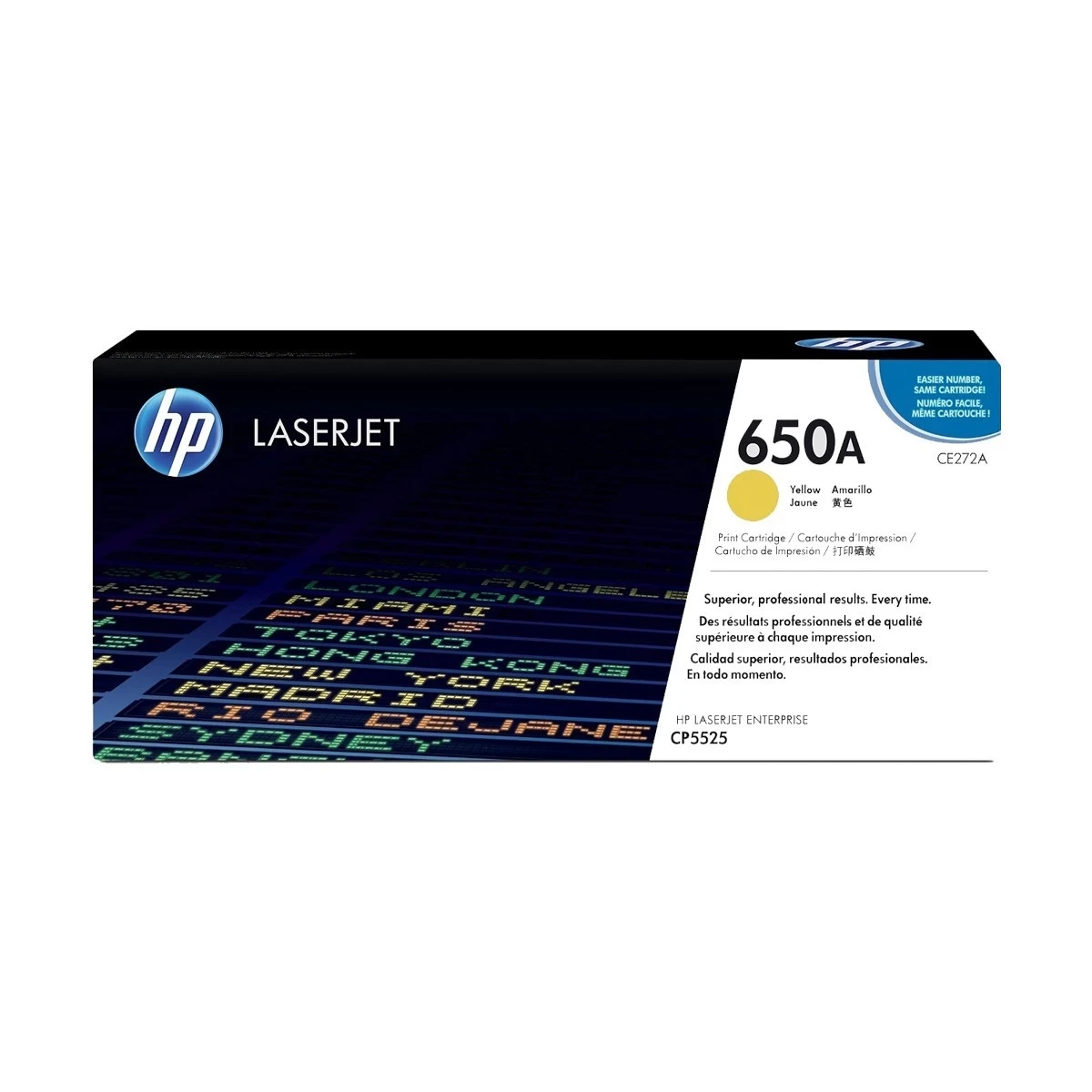 HP 650A Yellow Original LaserJet Toner (CE272A) (Bundle with full set)hp