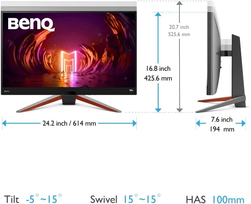 BenQ Mobiuz EX270M 27 Inch FHD Display Dual HDMI DP Gaming Monitor