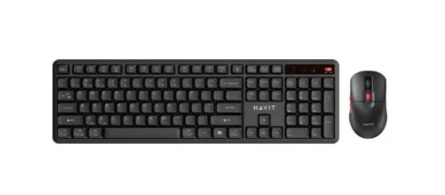 Havit KB261WB Bluetooth (Dual Mode) Black-Red Keyboard & Mouse Combo