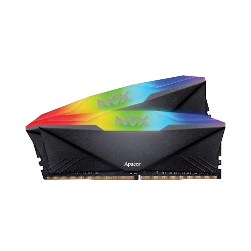 Apacer NOX 8GB DDR4 3200MHz RGB Black Desktop Ram #AH4U08G32C28YNBAA-1
