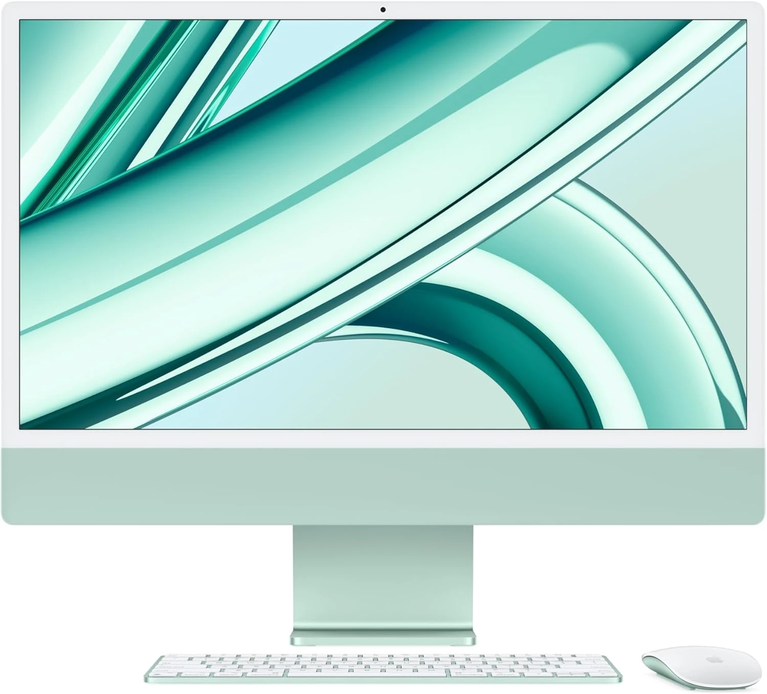 Apple iMac (Late 2023, 4 Port) Apple M3 Chip 8GB RAM, 256GB SSD 24 Inch 4.5K Retina Display Green All in One PC