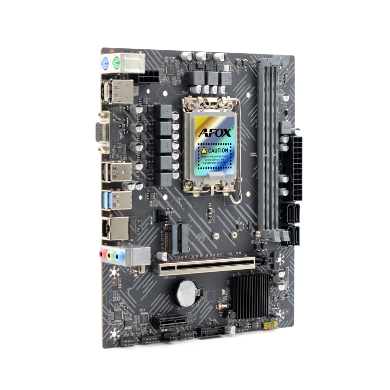 AFOX IH610D4-MA-V2 Intel LGA 1700 12th, 13th & 14th Gen Micro-ATX Motherboard