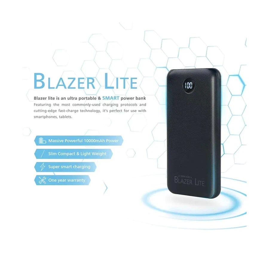 Micropack Blazer Lite PB-10KL 10000mAh Dual USB Type-C Power Bank