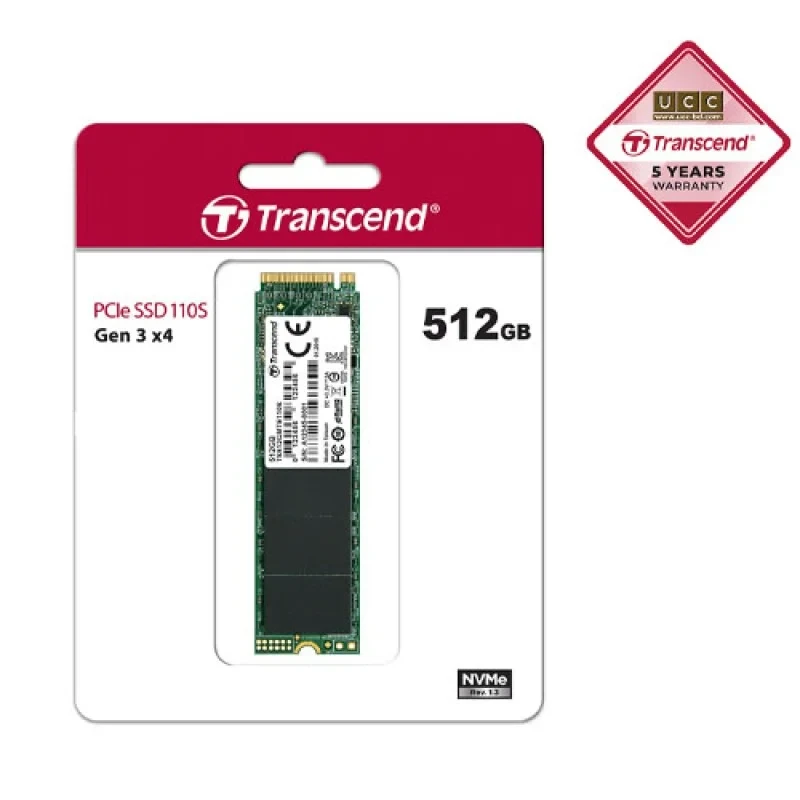 Transcend 110S 512GB M.2 2280 PCIe SSD