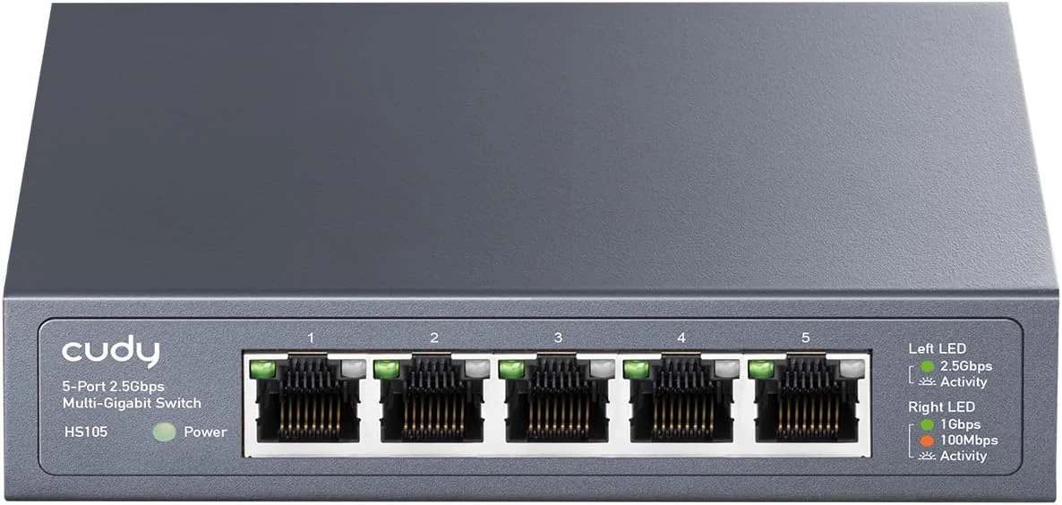 Cudy HS105 5 Port 2.5G Unmanaged Desktop Switch