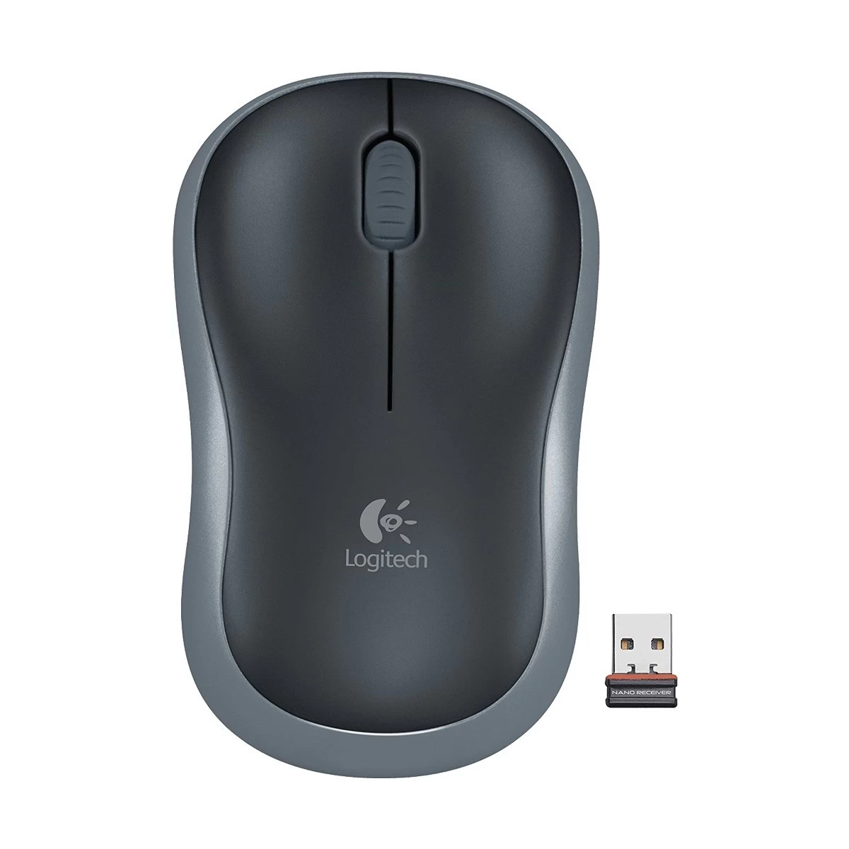 Logitech M185 Wireless Swift Gray Mouse #910-002255 / 910-006540