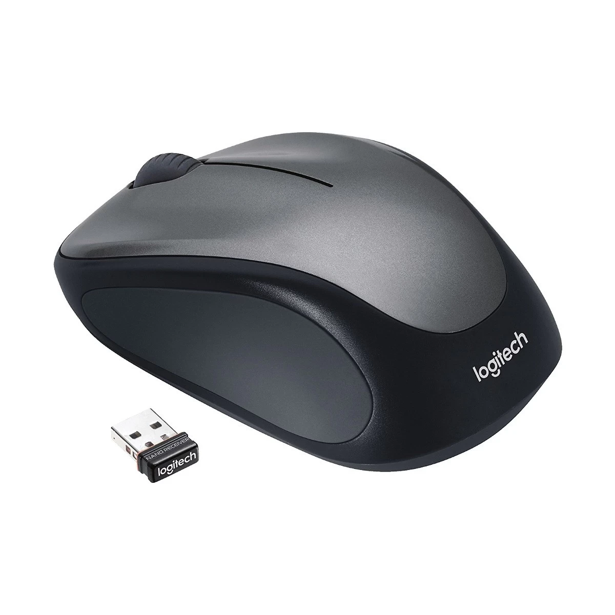 Logitech M235 Colt Glossy Gray Wireless Mouse #910-003384