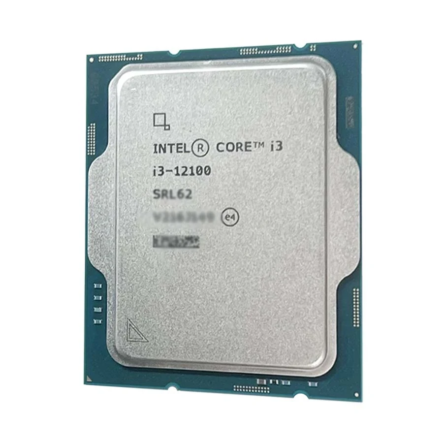 Intel 12th Gen Alder Lake Core i3 12100 Processor (OEM/Tray) (Bundle with PC)