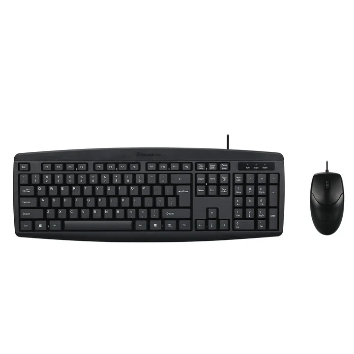 Micropack KM-2003 Black USB Keyboard & Mouse Combo with Bangla