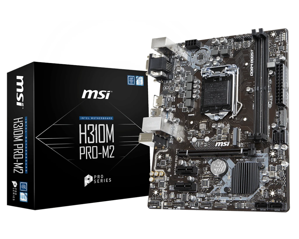 MSI H310M PRO-M2 DDR4 8th/9th Gen Intel Motherboard