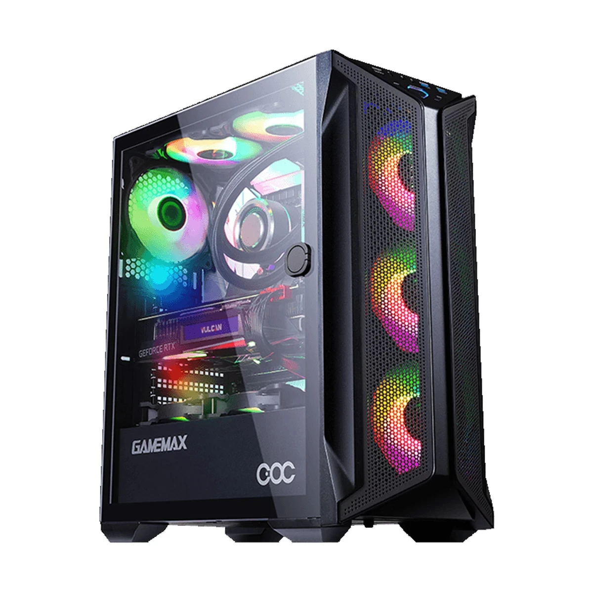 Gamemax Brufen C1 Black Mid Tower E-ATX Gaming Casing
