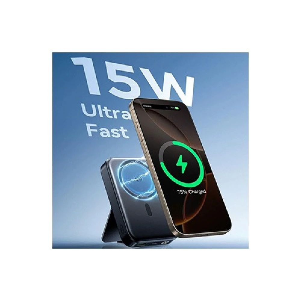 Joyroom JR-PBM11 10000mAh Qi2 Magnetic Wireless Power bank with Kickstand