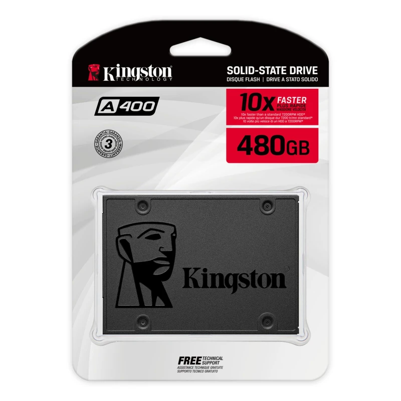 Kingston A400 480GB 2.5 Inch SATAIII SSD