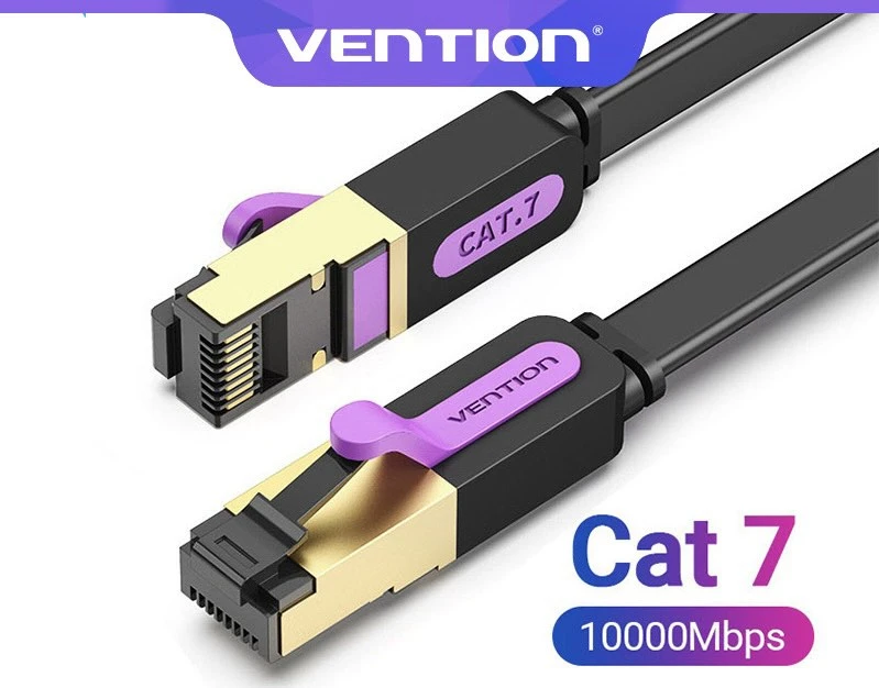 Vention ICDBL Cat-7 10 Meter, Black Network Cable # ICDBL