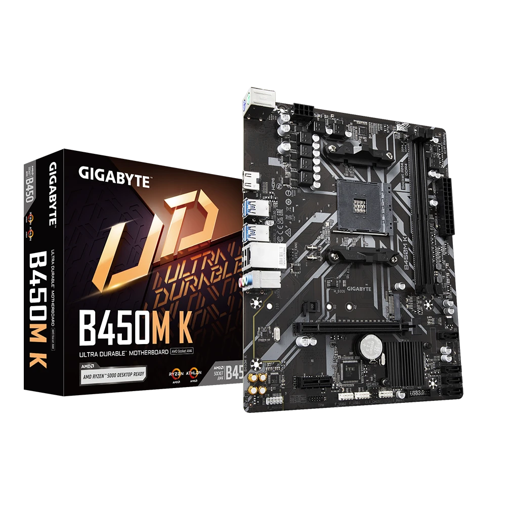 Gigabyte B450M K AM4 Micro ATX Motherboard