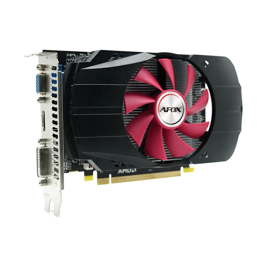 Afox Radeon R7 350 2GB GDDR5 Single Fan Graphics Card #AFR7350-2048D5H4 / AFR7350-2048D5H4-V3
