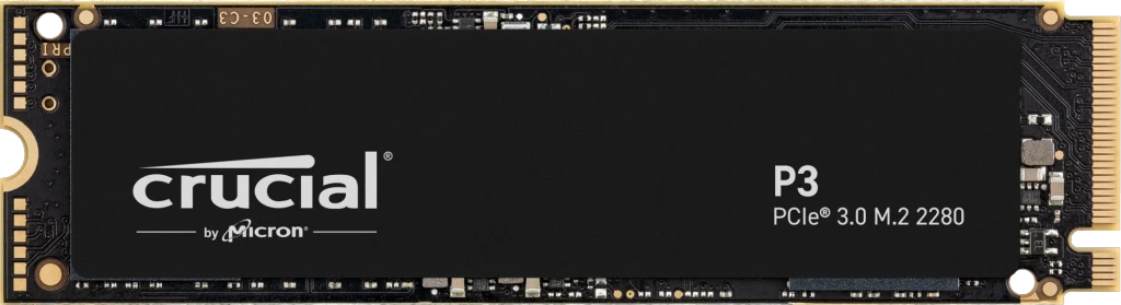 Crucial P3 500GB M.2 2280 SSD
