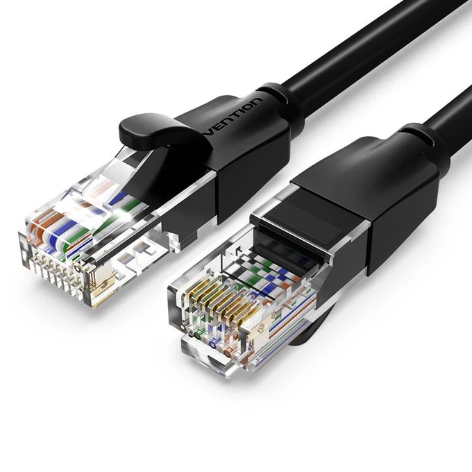 Vention IBEBG Cat-6, 1.5 Meter, Black Patch Cable #IBEBG