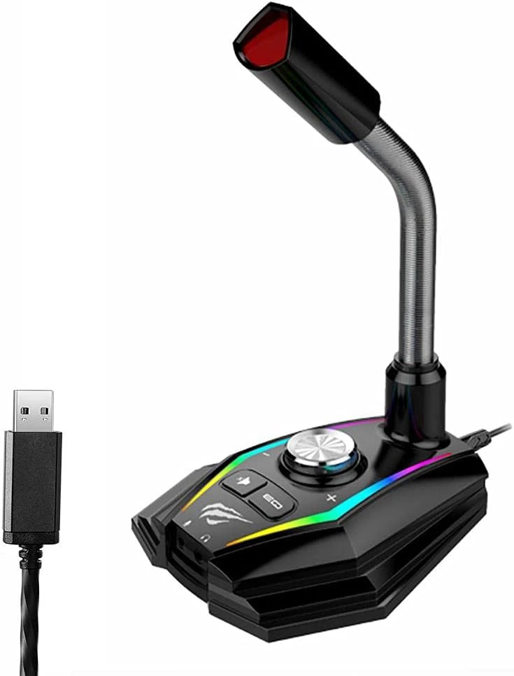 Havit GK56B RGB USB Gaming Microphone