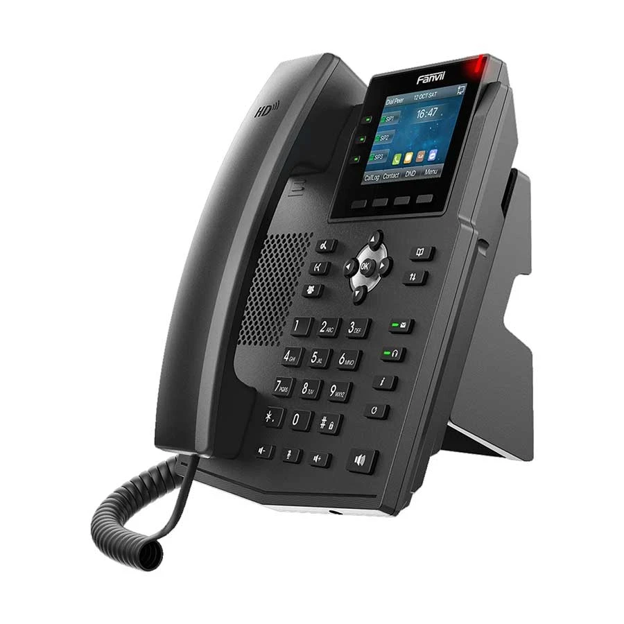 Fanvil X3U 6-SIP PoE IP Phone Without Adapter
