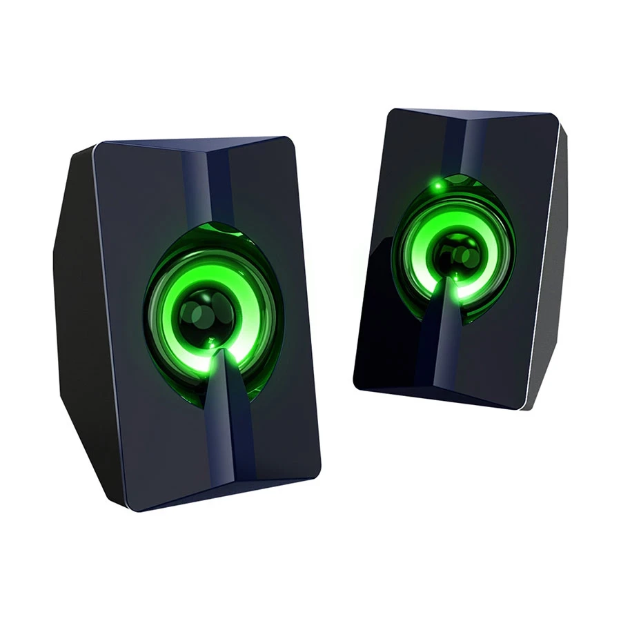 T-wolf S5 2:0 Wired Black Multimedia Speaker