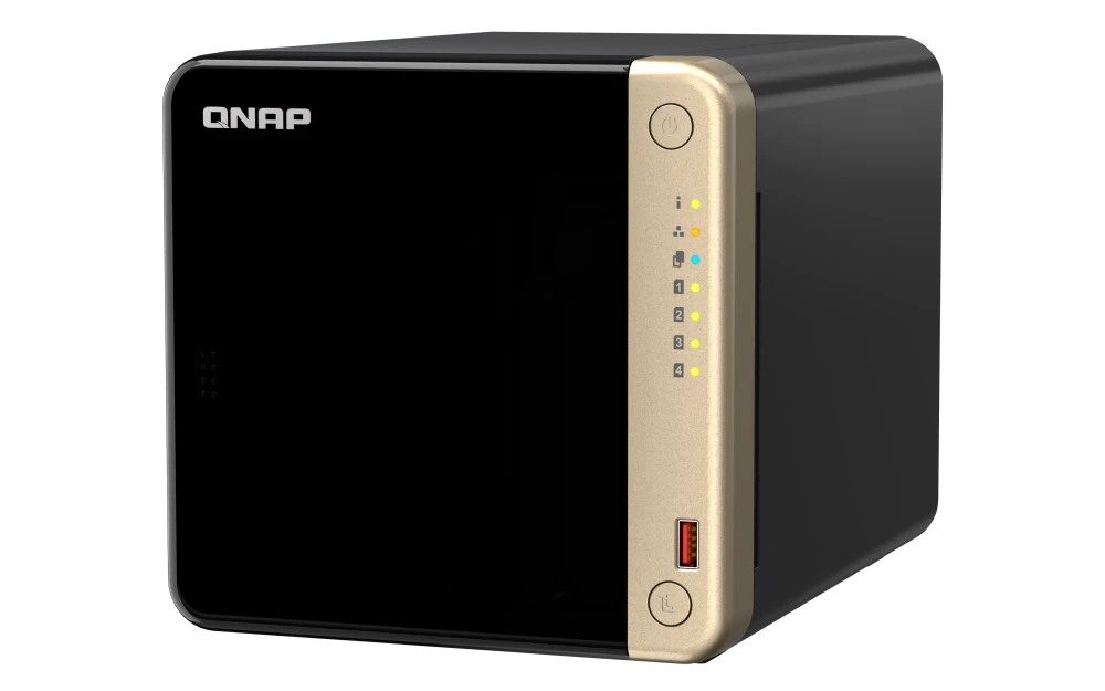 QNAP TS-464-4G 4 Bay 16GB RAM Tower Desktop Storage (3 Year Warranty)