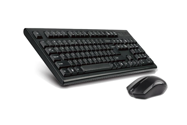 A4TECH 3000N Black Wireless Keyboard & Mouse Combo with Bangla
