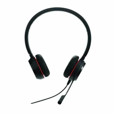 Jabra Evolve 30 DUO USB & 3.5mm jack Black Headphone