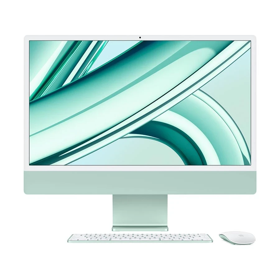 Apple iMac (Late 2023) Apple M3 Chip 8GB RAM, 256GB SSD 24 Inch 4.5K Retina Display Green All in One PC