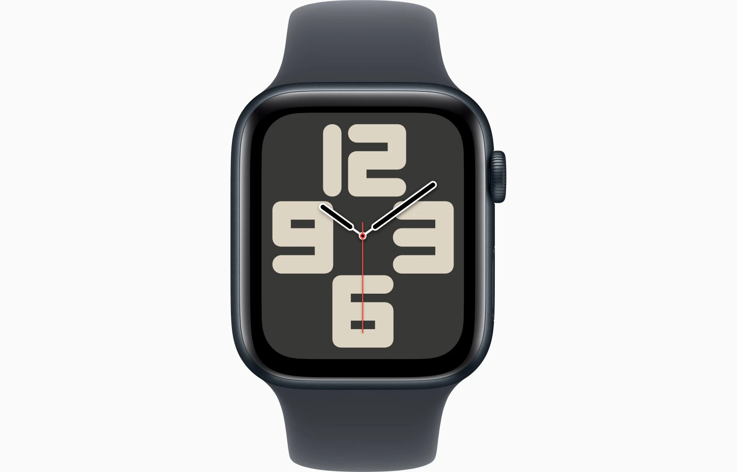 Apple Watch SE 2nd Gen 44mm (GPS) Midnight Aluminum Case Smart Watch with Midnight Sport Medium Large Band #MXEK3xx/A