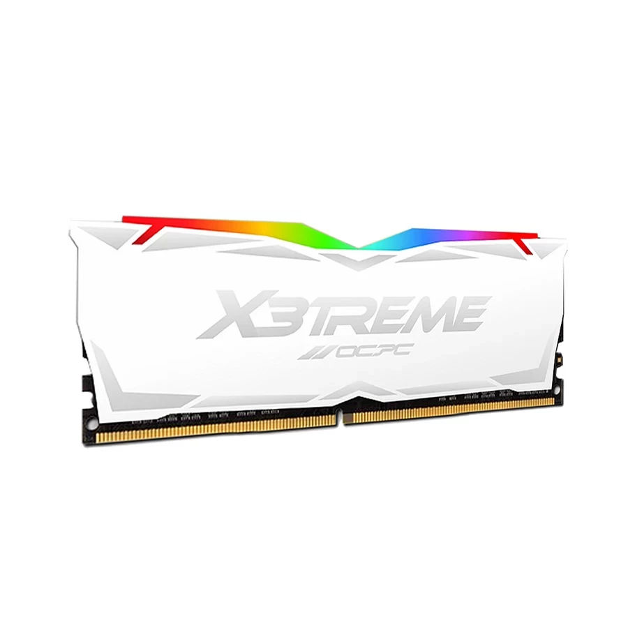 OCPC X3 RGB 8GB DDR4 3200MHz White Desktop RAM #MMX3A8GD432C16W