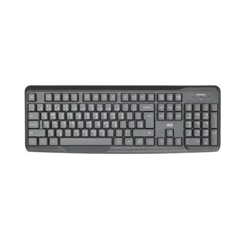 Fantech K211 Black Wired Multimedia Office Keyboard with Bangla