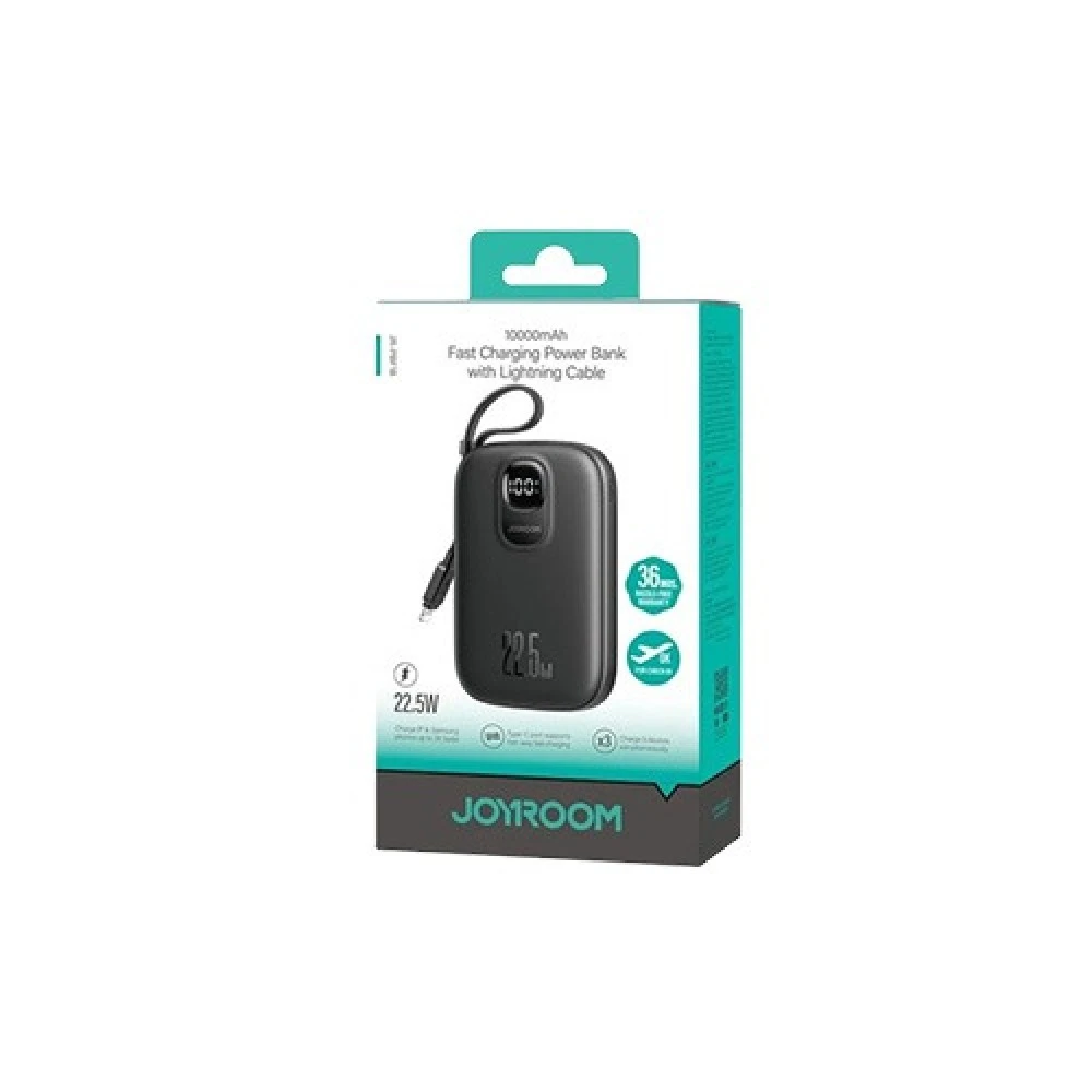 Joyroom JR-PBF18 22.5W 10000mAh Power Bank With Lightning Cable