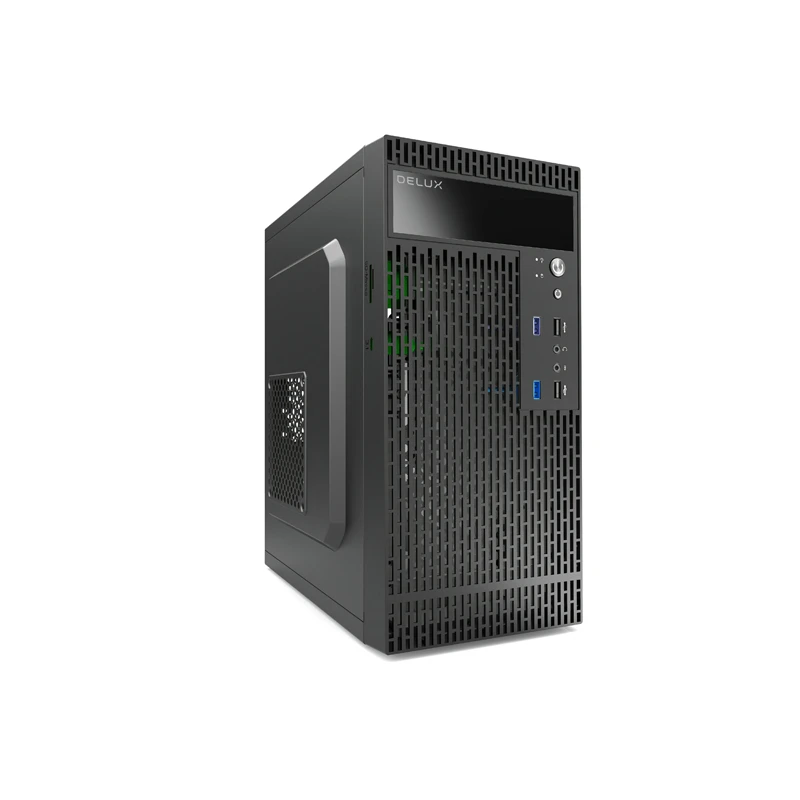 Delux DW-602 Mid Tower Desktop Casing with PSU