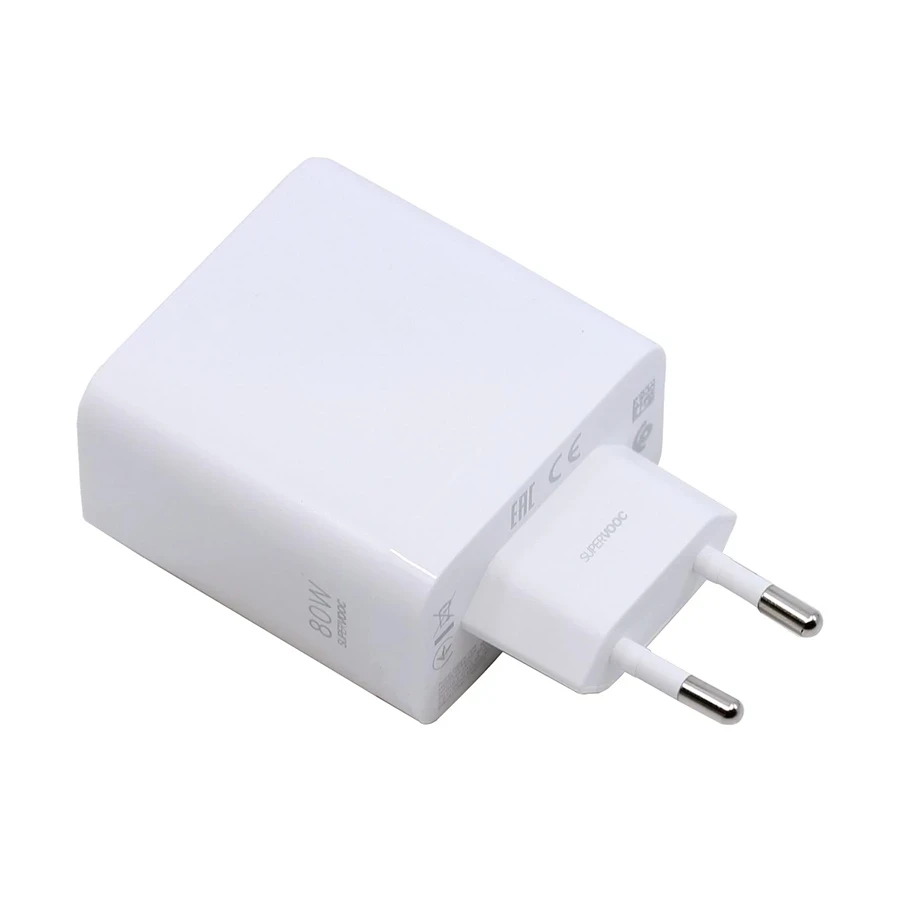 OnePlus SUPERVOOC 80W Type -A EU White Power Adapter