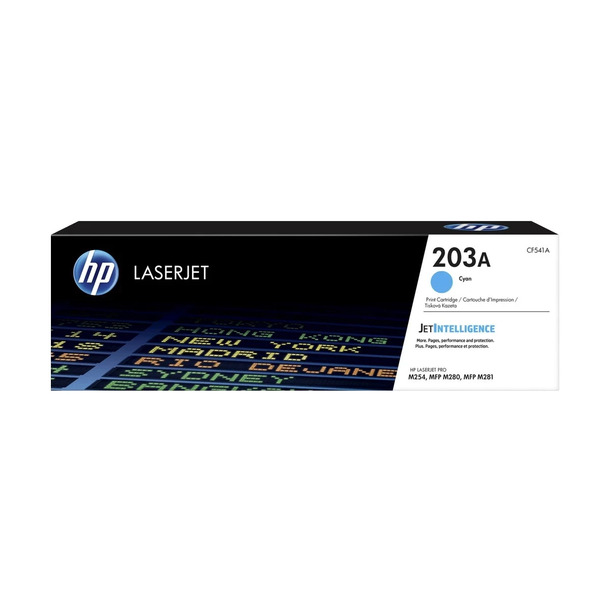 HP 203A Cyan Original LaserJet Toner (CF541A) (Bundle with Full Set)