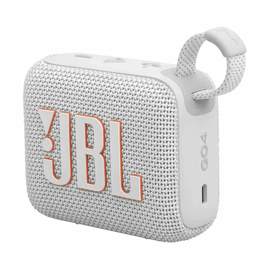 JBL GO 4 White Portable Bluetooth Speaker #JBLGO4WHT (1 Year Warranty)