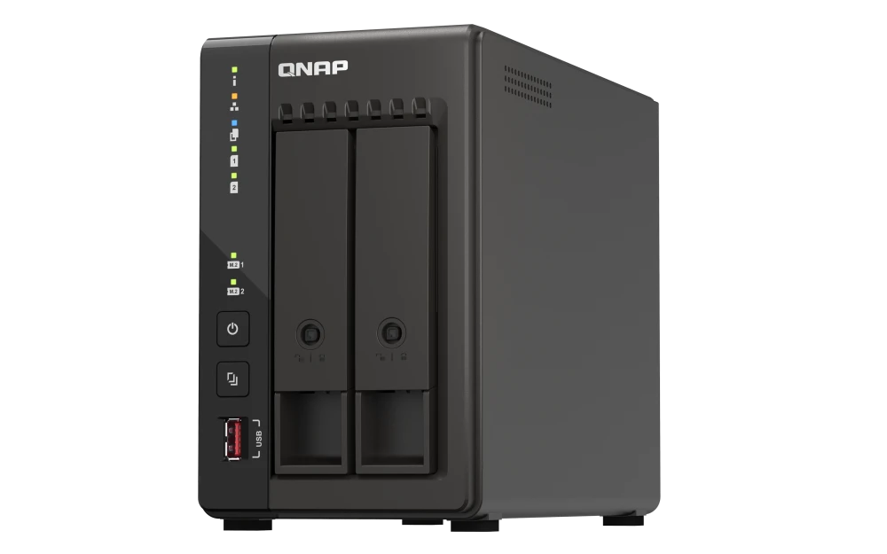 QNAP QVP-21C 2 Bay Tower Intel Celeron J6412 Network Storage (3 Year Warranty)