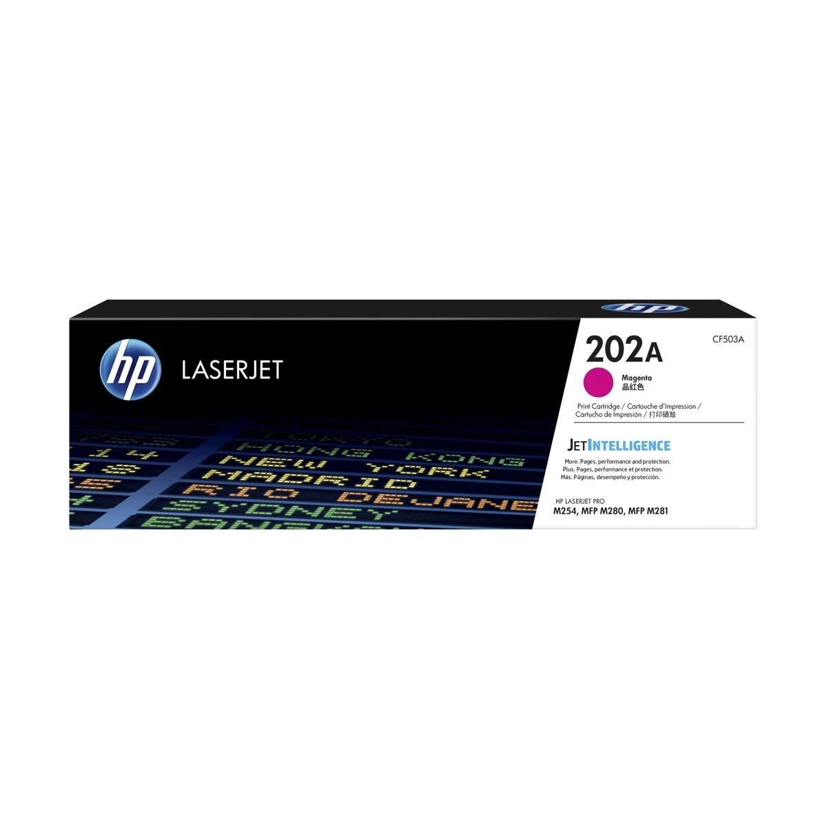 HP 202A Magenta Original LaserJet Toner (CF503A) (Bundle with Full Set)