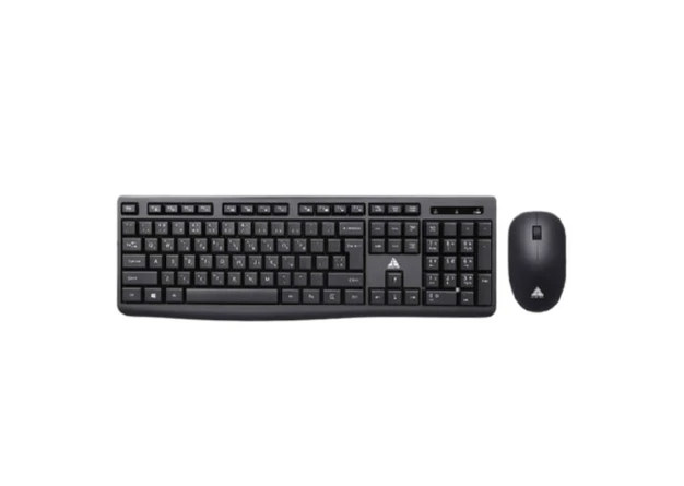 Golden Field GF-KM605W Black Wireless Keyboard & Mouse Combo With Bangla