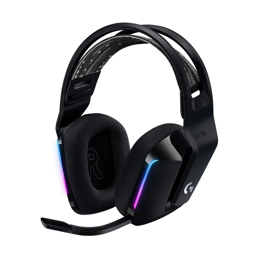 Logitech G733 Lightspeed Wireless RGB Black Gaming Headphone #981-000867
